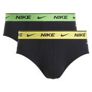 Nike 4P Everyday Cotton Stretch Brief Dunkelgrau Baumwolle Small Herre...