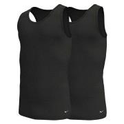Nike 2P Essential Cotton Tank Top Schwarz Baumwolle Small Herren