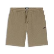 BOSS Waffle Nightwear Shorts Hellbraun Medium Herren