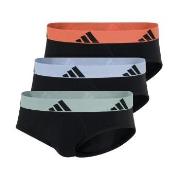 adidas 3P Active Flex Cotton Brief Schwarz/Orange Baumwolle Small Herr...