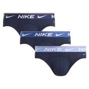 Nike 3P Ultra Comfort Hip Brief Blau Polyester Small Herren
