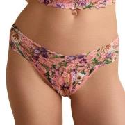 Hanky Panky 2P Printed Low Rise Thong Geblümt Nylon One Size Damen