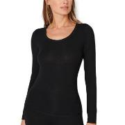 Schiesser Personal Fit Long Sleeve Shirt Schwarz Small Damen