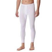 Schiesser Long Underpants With Fly 3XL-4XL Weiß Baumwolle 3XL Herren