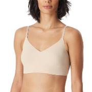 Schiesser BH Invisible Soft Bustier Padded Bralette Beige 38 Damen