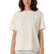 Schiesser Women Mix and Relax T-Shirt Crème Baumwolle 38 Damen