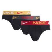 Nike 6P Dri-Fit Essential Micro Hip Brief Schwarz/Gelb Polyester Small...