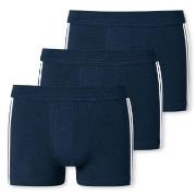 Schiesser 3P 95-5 Stretch Shorts Dunkelblau Baumwolle Small Herren