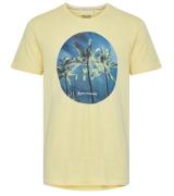 BLEND Tee Herren Baumwoll-T-Shirt nachhaltiges Kurzarm-Shirt mit Palme...