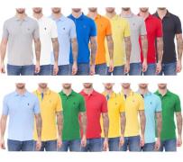 U.S. POLO ASSN. Herren Polo-Shirt Basic-Shirt Baumwoll-Shirt Kurzarm-S...