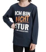 KIDSWORLD Jungen Baumwoll-Pullover Langarm-Shirt mit großem Frontprint...