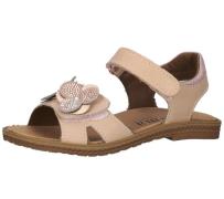 bama Kinder Echtleder-Sandalen für Mädchen mit Klettverschluss Sommer-...