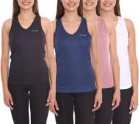 OXIDE Damen Sport-Top Sommer-Top mit Logo auf der Brust Tank-Top Sport...