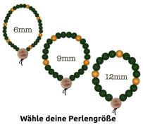 WOOD FELLAS Perlen-Schmuck schickes Holz-Armband Deluxe Pearl Bracelet...