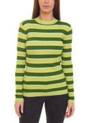 Aniston CASUAL Damen Strick-Pullover gestreifter Rundhals-Sweater 7267...