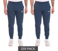 2er Sparpack PUMA ESS Logo Herren Jogginghose stylische Sweat-Hose mit...