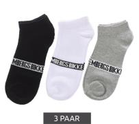 3 Paar BIKKEMBERGS Surtido Herren Baumwoll-Socken mit kleinem Markensc...