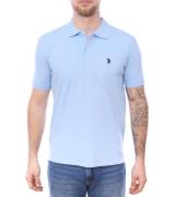 U.S. POLO ASSN. Herren Polo-Shirt Basic-Shirt Baumwoll-Shirt Kurzarm-S...