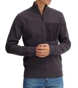 INDICODE Meddo Herren Strick-Pullover mit Brusttasche Baumwoll-Troyer ...