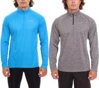 OXIDE XCO Herren dünner Sport-Pullover Lauf-Shirt mit Reißverschluss u...