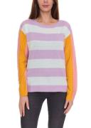 Aniston CASUAL Pullover stylischer Damen Strick-Pullover im Colourbloc...