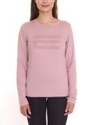 OXIDE Damen Sport-Pullover dünner Longsleeve mit Frontprint Sport-Ausr...