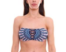 RIP CURL Mandala Damen Bikini-Oberteil mit Schnürung Bandeau-Bikini Ba...