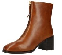 STEVEN NEW YORK Damen Echtleder Stiefelette mit Zier-Reißverschluss SN...