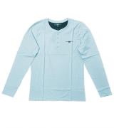 HARVEY MILLER POLO CLUB Henley Herren Baumwoll-Pullover Langarm-Shirt ...