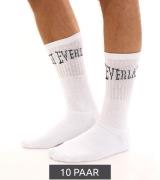 10 Paar EVERLAST Herren Sport-Socken mit Baumwollanteil lange Strümpfe...