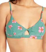 BILLABONG Seain Green Damen Bikini-Oberteil mit floralem Muster Schwim...