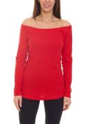 ARIZONA Sweatshirt stylischer Damen Pullover mit Carmen-Ausschnitt 959...