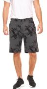 ONLY & SONS Herren Bermuda Freizeit-Shorts Jalte AOP Grau/Schwarz