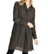 BOYSEN´S Kleid Damen Hemdblusen-Kleid in Crinkle Optik leicht durchsch...