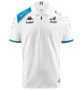 Kappa X ALPINE Formel 1 F1 Damen Polo-Shirt Baumwoll-Oberteil mit HYDR...