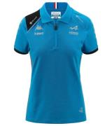 Kappa X ALPINE Formel 1 F1 Damen Polo-Shirt Baumwoll-Oberteil mit HYDR...