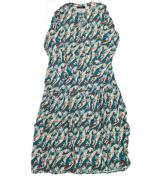 Aniston Casuals Damen Sommer-Kleid mit floralem Allover-Print Maxi-Kle...