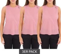 3er Sparpack PUMA Train Pearl Mesh Tank Damen Tank-Top Sport-Top mit d...