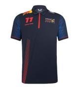 Oracle Red Bull Racing F1 Sergio Perez Herren Polo-Hemd mit Grafikdruc...