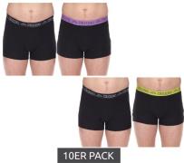 10er Pack Kappa Herren Boxershorts mit Marken Schriftzug und Logo Unte...