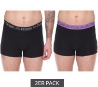 2er Pack Kappa Herren Boxershorts mit Marken Schriftzug und Logo Unter...