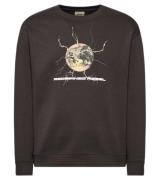 REDEFINED REBEL Herren Sweatshirt mit Front- und Rückenprint Baumwoll-...