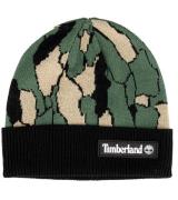 Timberland Bark Strick-Mütze im Camouflage-Look bequemer Winter-Beanie...