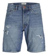 JACK & JONES Herren Jeans-Shorts im Used-Look kurze Denim-Hose 1222916...