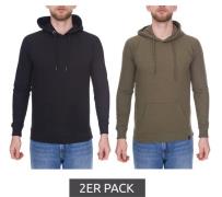 2er Pack Denim Project Dpbasic Herren Baumwoll-Hoodie mit Kapuze Allta...