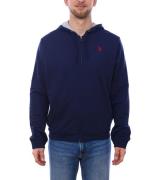 U.S. POLO ASSN. Herren Sweat-Jacke mit Kapuze Baumwoll-Jacke Pullover ...