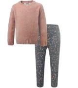 DKNY zweiteiliges Kinder Chenille-Set bestehend aus Sweatshirt und Leg...