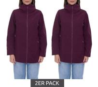 2er Sparpack McKINLEY Paulina W Damen Jacke Strickfleece-Jacke mit hoh...