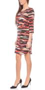 Aniston Kleid kurzes Damen Jerseykleid Camouflage Chic Mehrfarbig