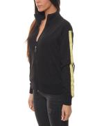 AjC Jacke Sweatshirt-Jacke lässige Damen Sport-Jacke mit Kontraststrei...